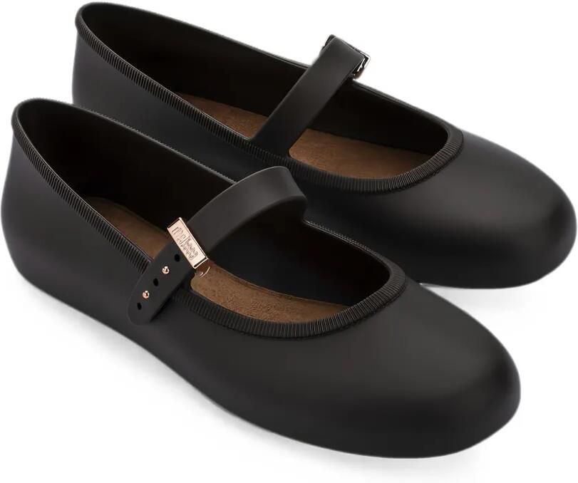 Melissa Soft ballerina's met gespsluiting Zwart - Foto 3