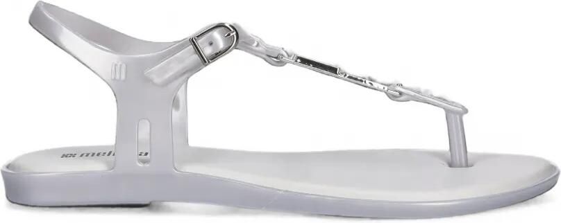 Melissa Solar M Chic sandalen met T-bandje en logoplakkaat Wit