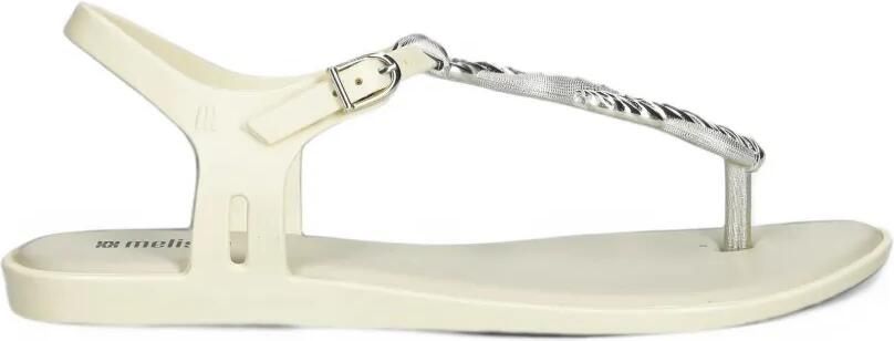 Melissa Solar Twist AD rope-detail thong sandals Beige