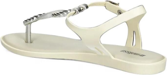 Melissa Solar Twist AD rope-detail thong sandals Beige - Foto 4