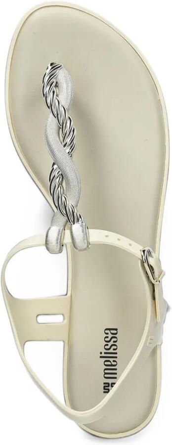 Melissa Solar Twist AD rope-detail thong sandals Beige - Foto 3