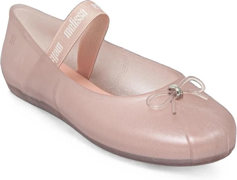 Melissa Sophie ballerina's met glitter en strikdetail Roze - Foto 2