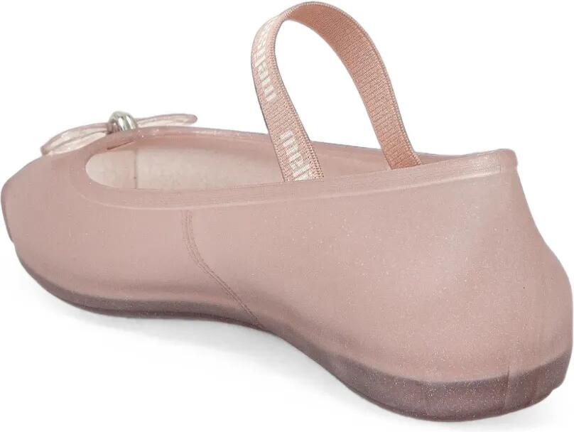 Melissa Sophie ballerina's met glitter en strikdetail Roze - Foto 3