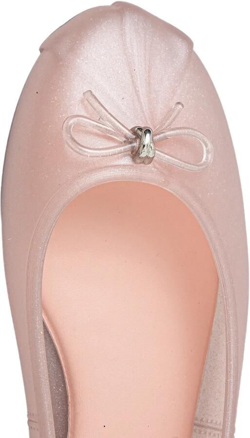 Melissa Sophie ballerina's met glitter en strikdetail Roze - Foto 4