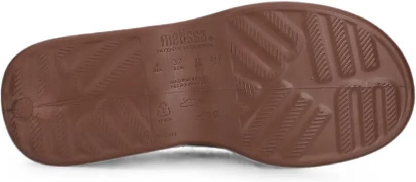Melissa Teenslippers met plateauzool Bruin - Foto 4