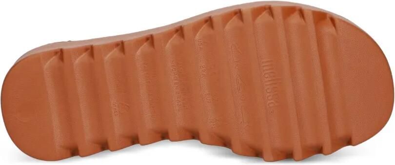 Melissa Teenslippers met plateauzool Bruin - Foto 5