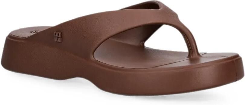 Melissa Teenslippers met plateauzool Bruin - Foto 5