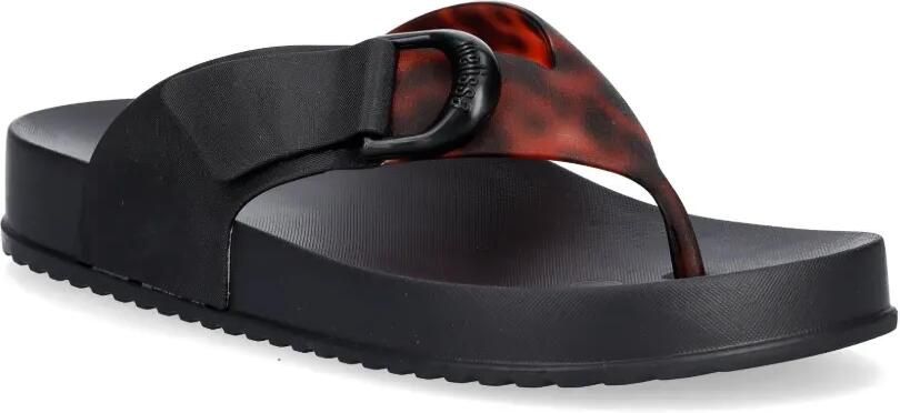 Melissa Teenslippers met schildpadschild-design Zwart - Foto 3