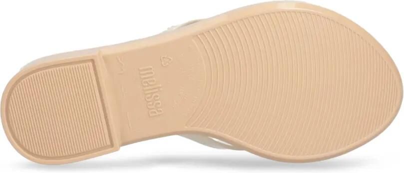 Melissa Teenslippers met strikdetail Beige - Foto 4