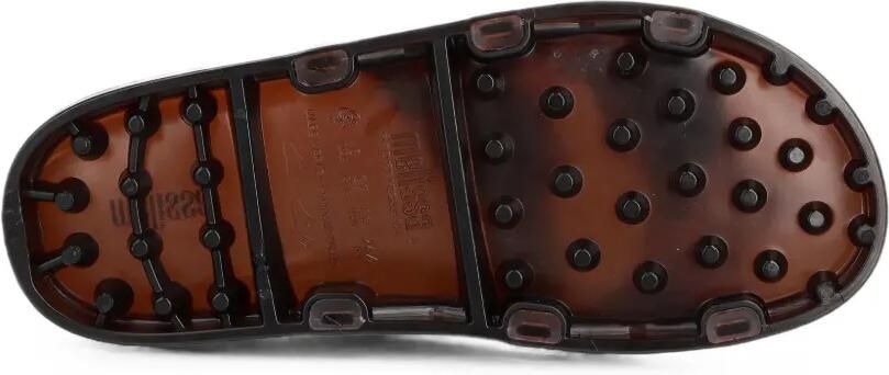 Melissa tortoiseshell-effect buckle-fastening slides Bruin - Foto 5
