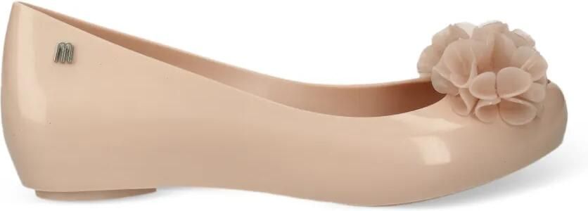 Melissa Ultragirl ballerina's met bloemendetail Beige