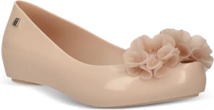 Melissa Ultragirl ballerina's met bloemendetail Beige - Foto 3