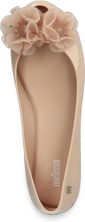 Melissa Ultragirl ballerina's met bloemendetail Beige - Foto 4