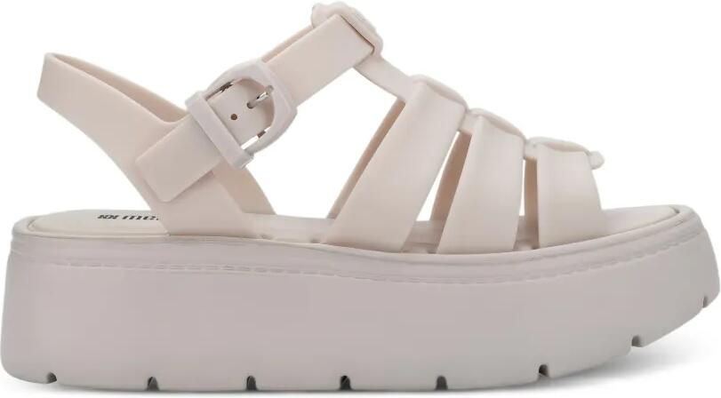 Melissa Up sandalen met plateauzool en bandje Beige
