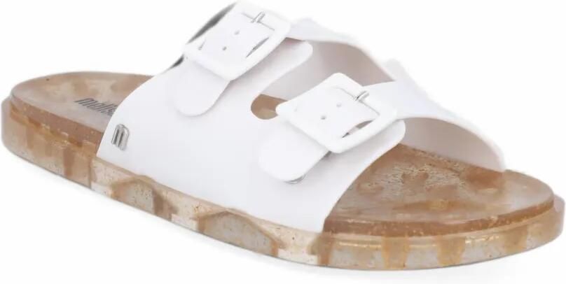 Melissa Wide buckle-fastening slides Wit - Foto 4