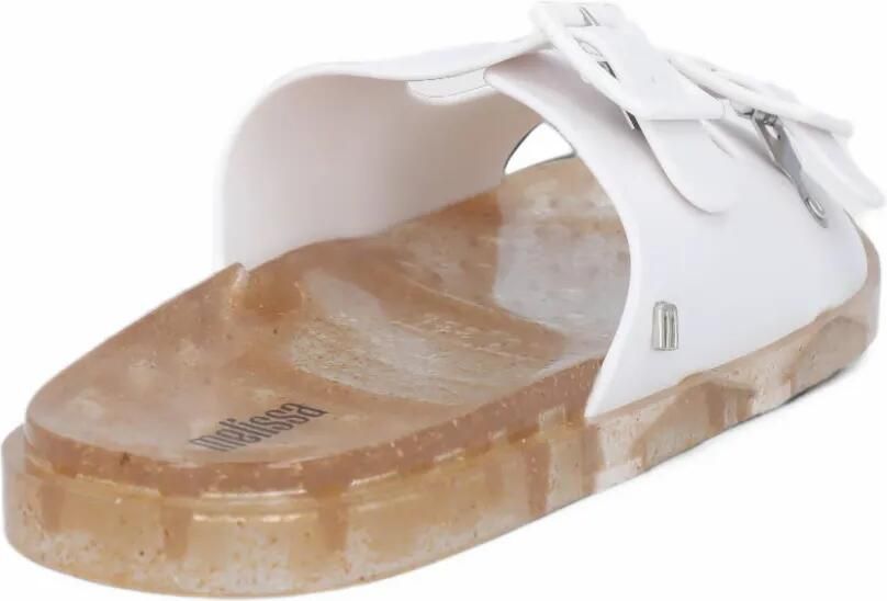 Melissa Wide buckle-fastening slides Wit - Foto 2