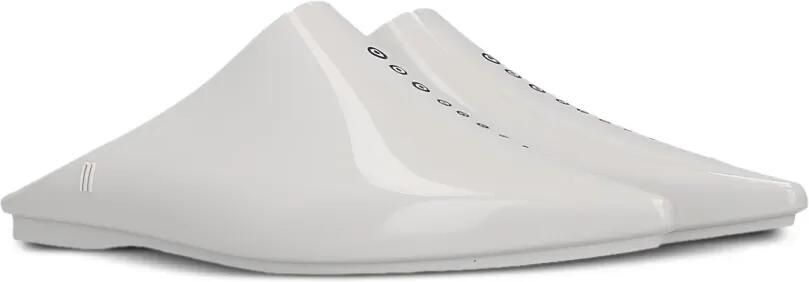Melissa X 10 Corso Como muiltjes met puntige neus en cirkelprint Wit - Foto 4