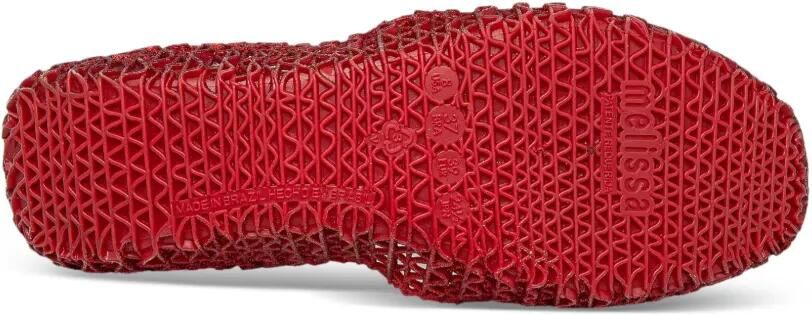Melissa x Campana Papel ballerina's met glitters-effect Rood - Foto 4