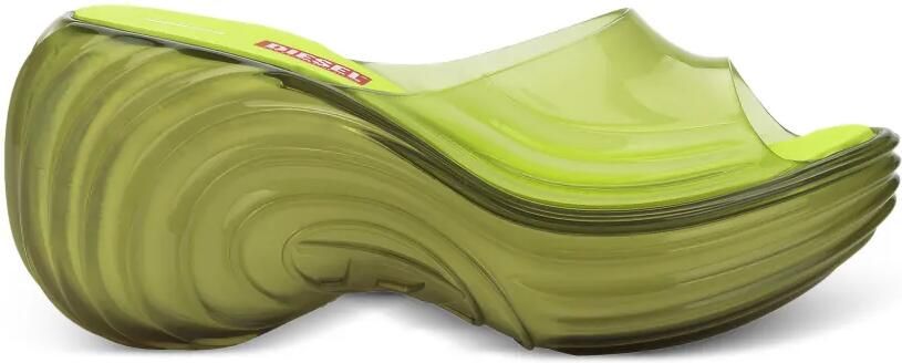 Melissa x Diesel Quantum sandalen met plateauzool Geel