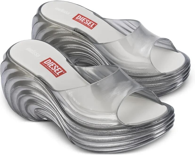 Melissa x Diesel Quantum sandalen met plateauzool Wit - Foto 3