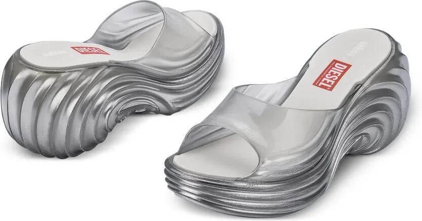 Melissa x Diesel Quantum sandalen met plateauzool Wit - Foto 4