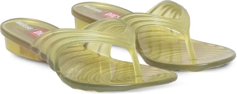 Melissa x Diesel sandalen met geribbeld detail Geel - Foto 3