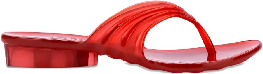 Melissa x Diesel teenslippers Rood
