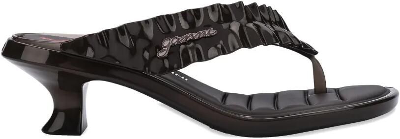 Melissa x Ganni sandalen met kitten-hak Bruin