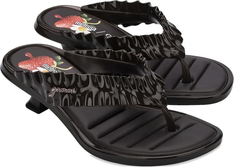 Melissa x Ganni sandalen met kitten-hak Bruin - Foto 3