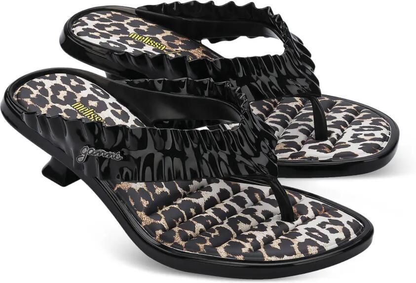 Melissa x Ganni sandalen met kitten-hak Zwart - Foto 3