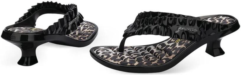 Melissa x Ganni sandalen met kitten-hak Zwart - Foto 5