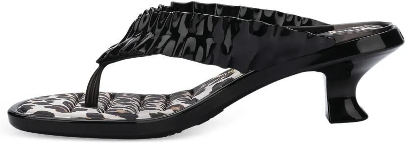 Melissa x Ganni sandalen met kitten-hak Zwart - Foto 4