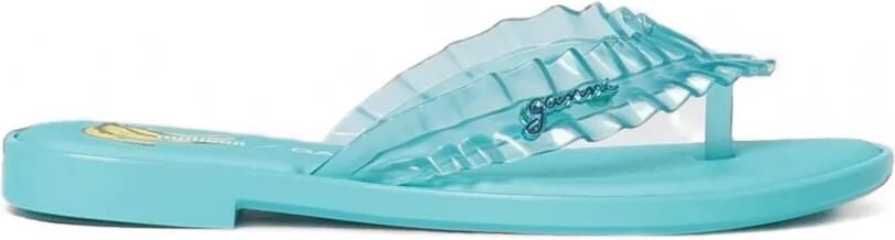 Melissa x Ganni teenslippers Blauw