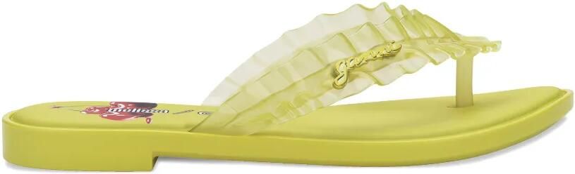 Melissa x Ganni teenslippers Geel