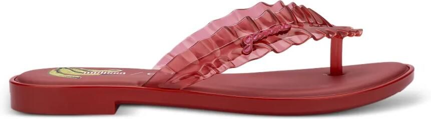 Melissa x Ganni teenslippers Rood