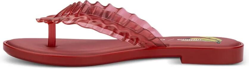 Melissa x Ganni teenslippers Rood - Foto 5