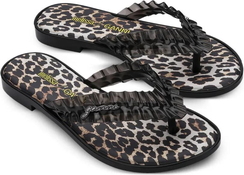 Melissa x Ganni teenslippers Zwart - Foto 3
