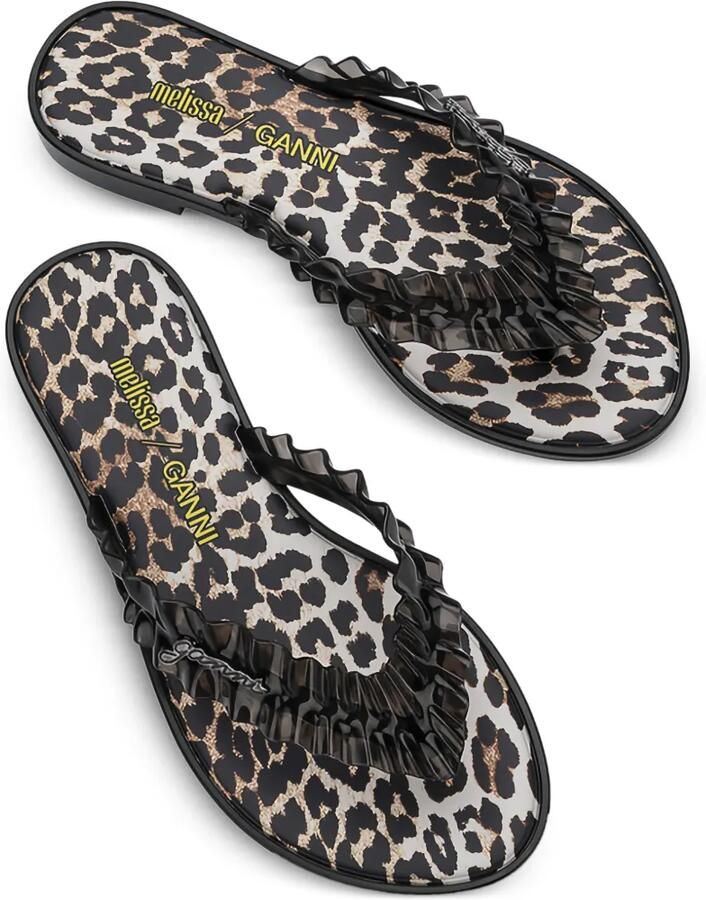 Melissa x Ganni teenslippers Zwart - Foto 2