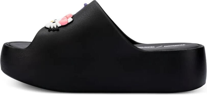 Melissa x Hello Kitty and Friends Free slippers met plateauzool Zwart - Foto 5