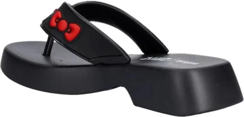 Melissa x Hello Kitty sandalen met plateauzool Zwart - Foto 2