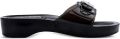 Melissa x Scholl slippers met percura hak Zwart - Zwart