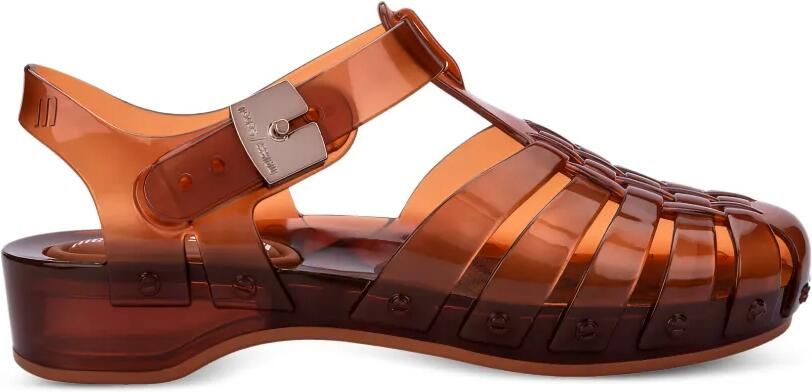 Melissa x Sholl Possession sandalen met percura hak Bruin