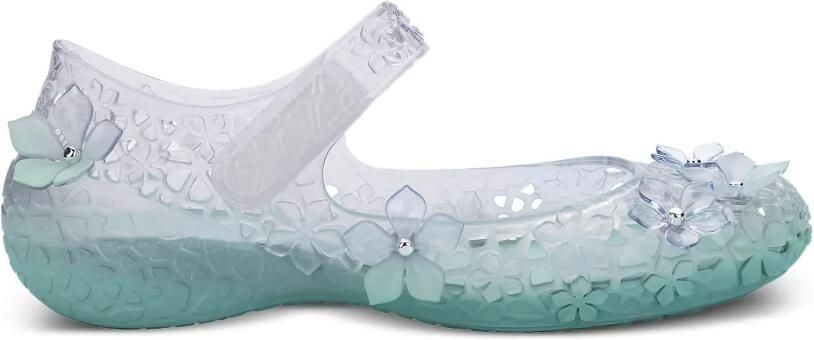 Melissa x Susan Fang Luna Bloom ballerina's met bloemenpatch Groen