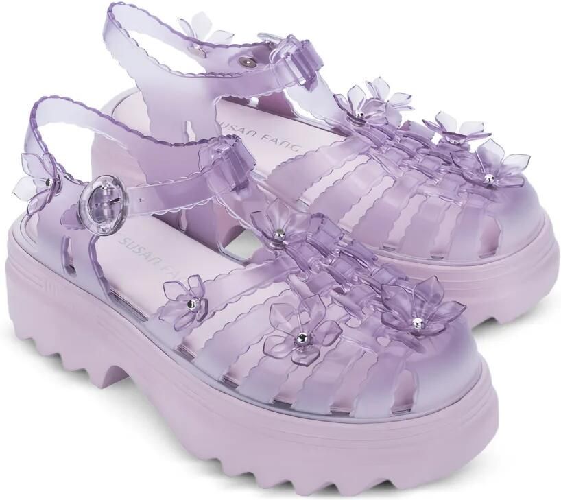 Melissa x Susan Fang Possession sandalen met plateauzool Paars - Foto 3