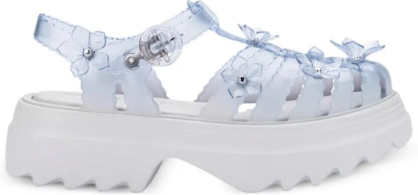 Melissa x Susan Fang Possession sandalen met plateauzool Wit