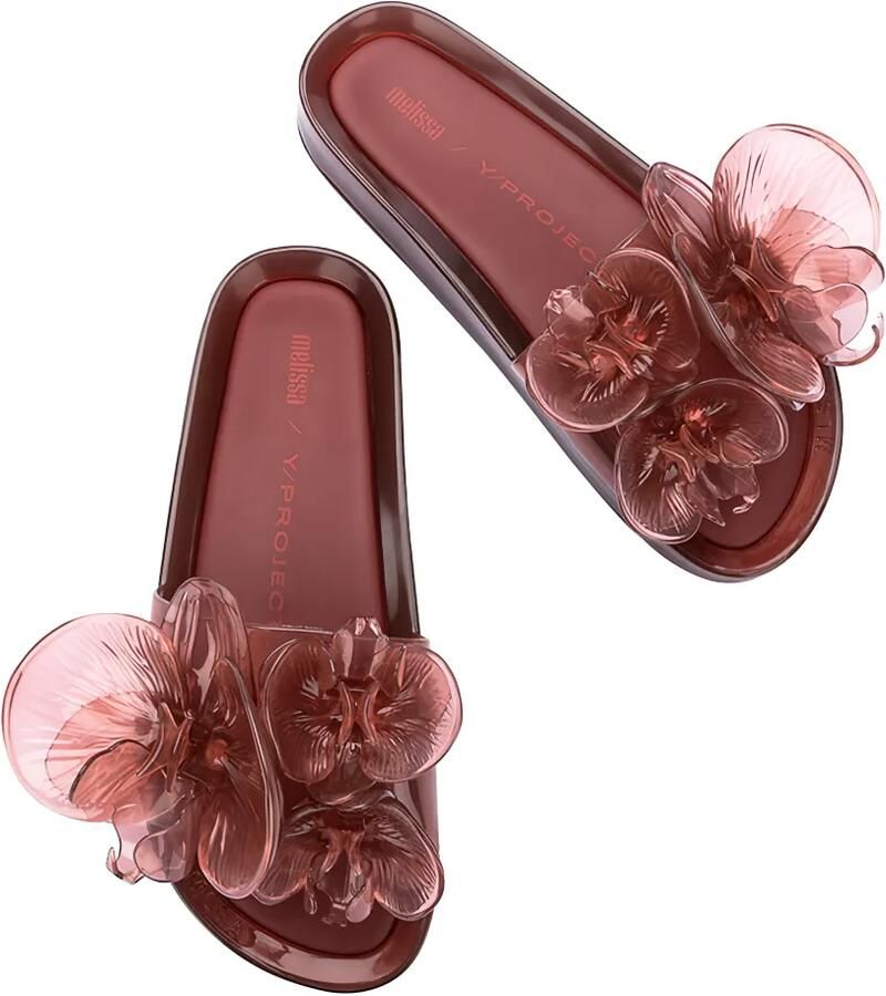 Melissa x Y Project sandalen met bloemdetail Rood - Foto 2