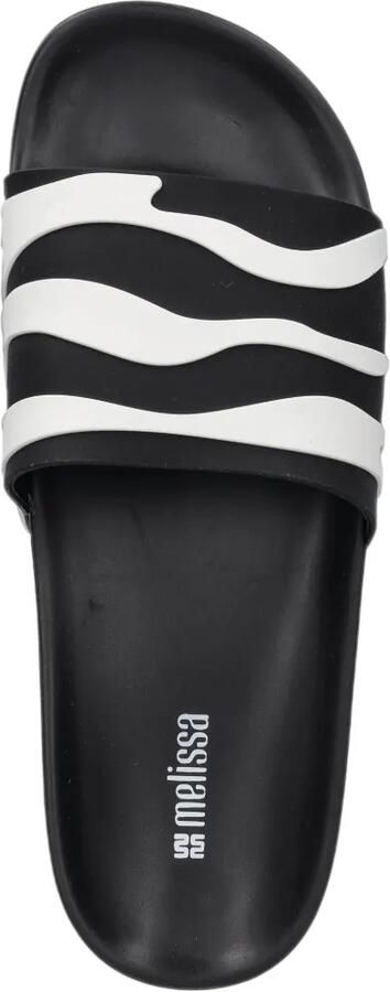 Melissa zebra-print slides Zwart - Foto 2
