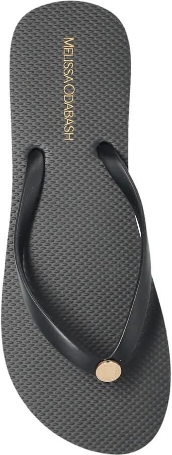 Melissa Odabash Badslippers met logodetail Zwart - Foto 3