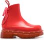 Melissa x Undercover Enkellaarzen Rood - Thumbnail 1