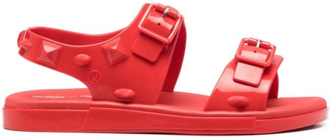 Melissa x Undercover Sandalen met gesp Rood